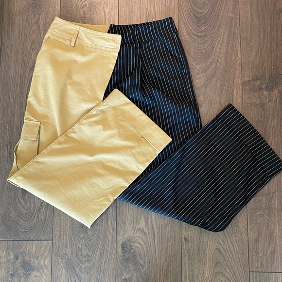 Chic Two-Tone Women's Trousers by Choosy - Picture 7 of 13